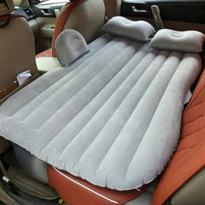 سرير سيارة قابل للنفخ مع وسادتين ووسادة أمان
